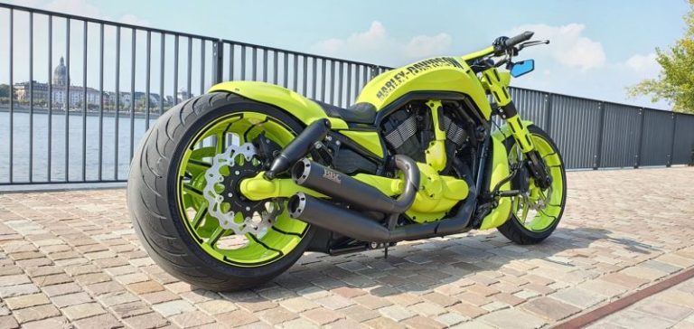 Harley Night Rod Geo Lemon By Bad Boy Customs