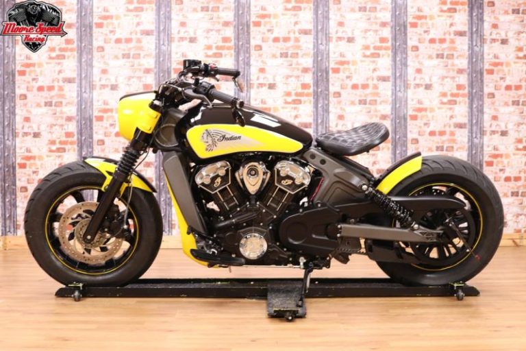 Indian Scout 1200 Custom Bobber Build By Moore Speed Racing