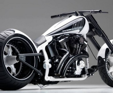 Harley-Davidson “Black & White” by Bündnerbike