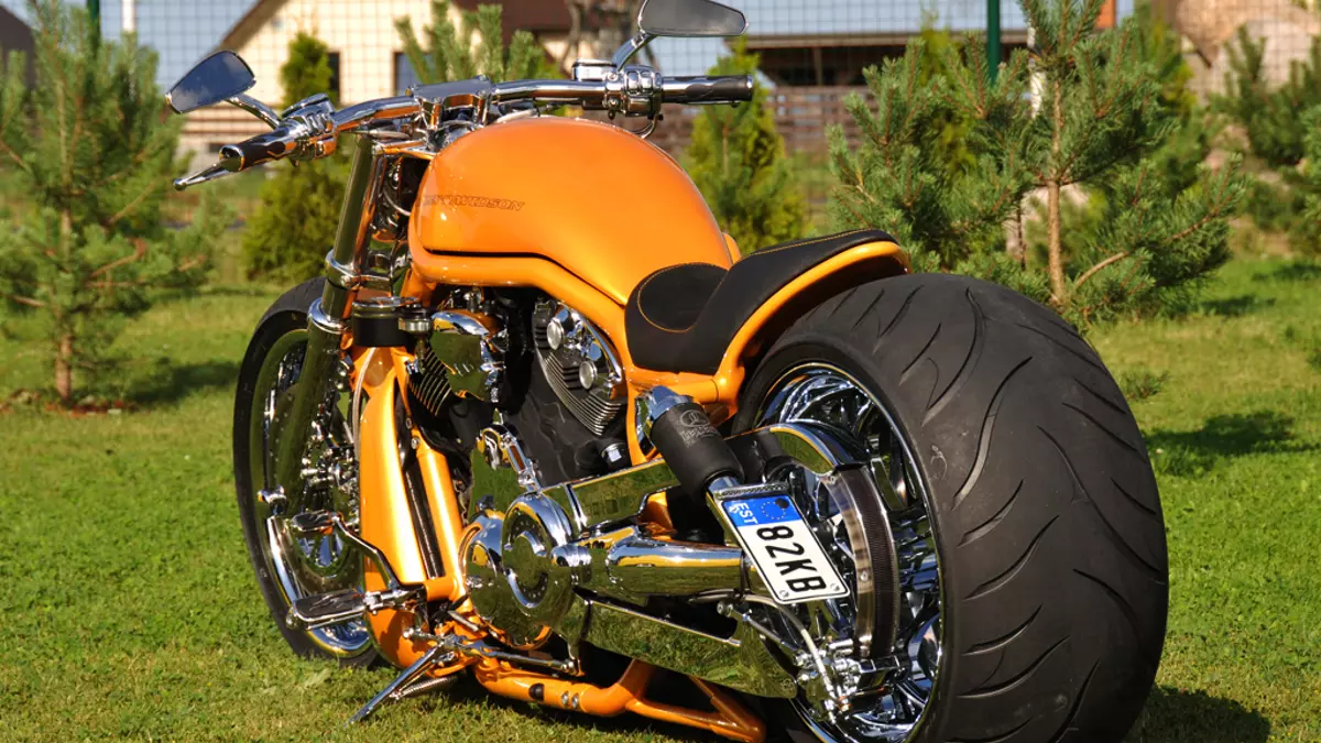 Harley-Davidson-V-Rod-Orange-dream-by-Fredy