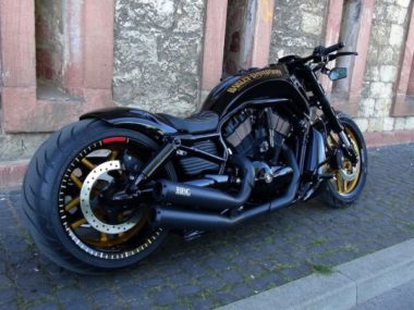 Harley Davidson Night Rod Gold by Bad Boy Customs