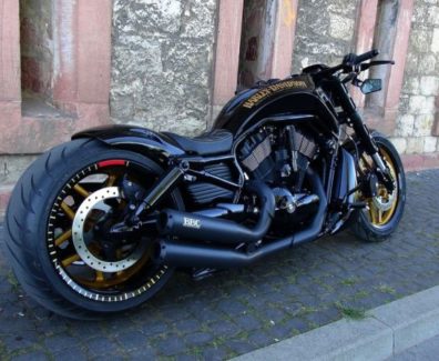 Harley Davidson Night Rod Gold by Bad Boy Customs