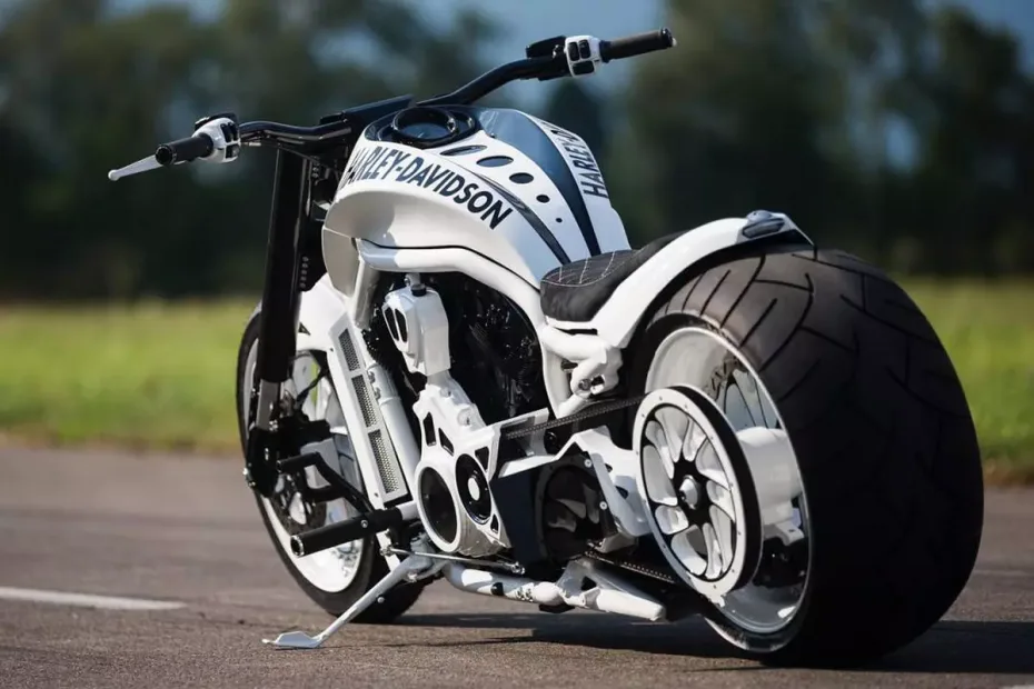 Harley Davidson V-Rod muscle custom 'FL-AAA' by Bundnerbike