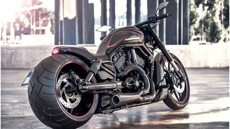 Harley Davidson V Rod ‘Skin Black’ by ED Special