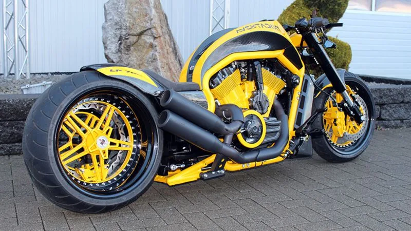 Harley Davidson V Rod aventador by No Limit Custom