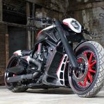 Harley Davidson V Rod Barracuda airbrushed by SK-Brush