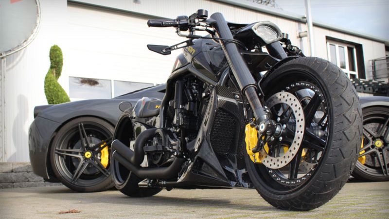 Harley Davidson V Rod ‘Al Carbon’ by No Limit Custom