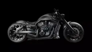 Harley Davidson V Rod muscle ‘Carbon’ by Gaz Custom