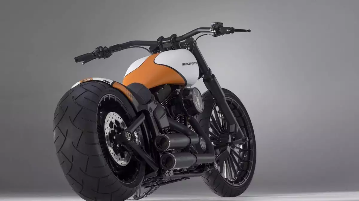Harley-Davidson Softail 'SUNSET RACER' by Bündnerbike