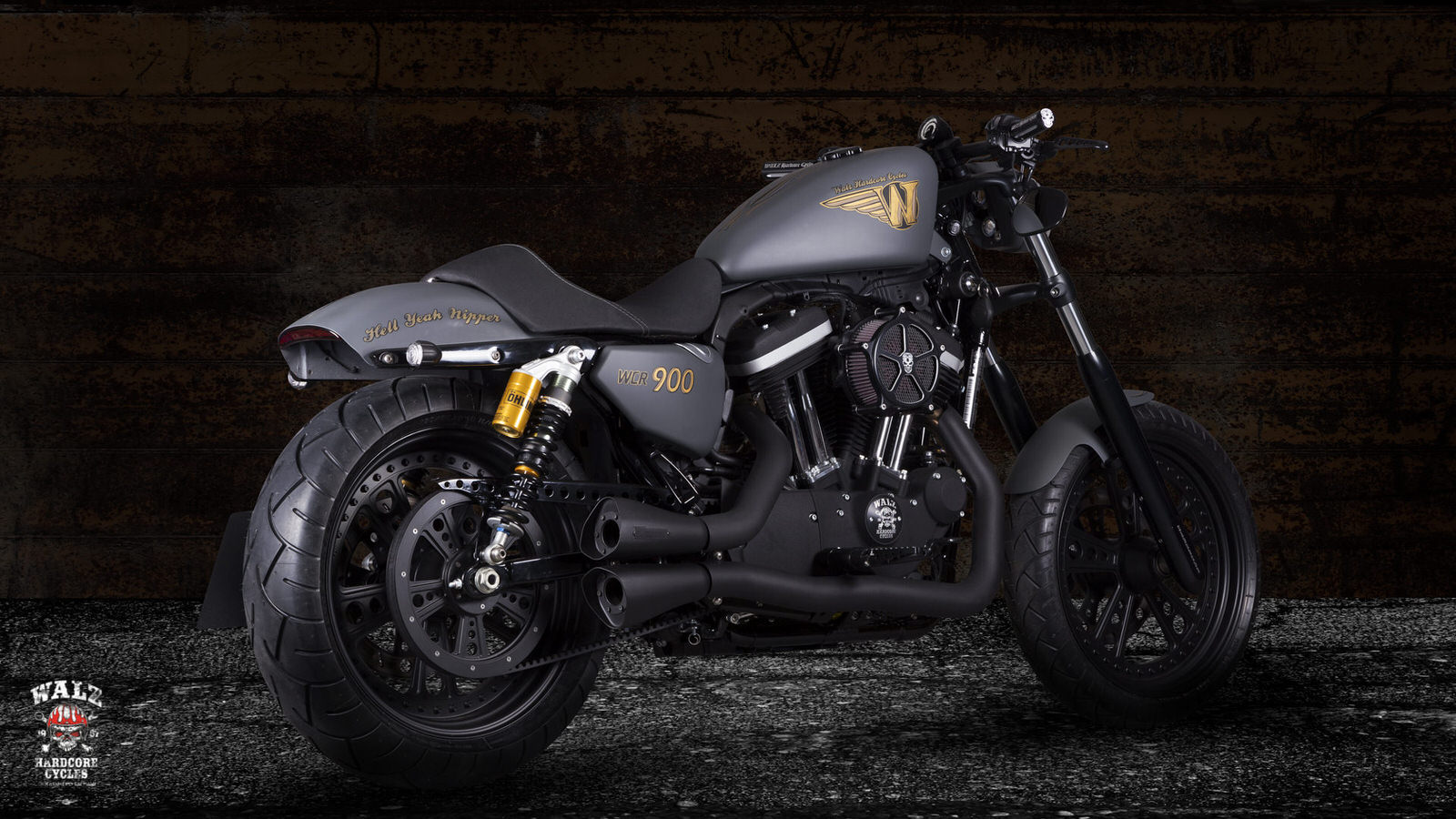 ► Harley-Davidson Sportster “WCR 900” by Walz Hardcore Cycles