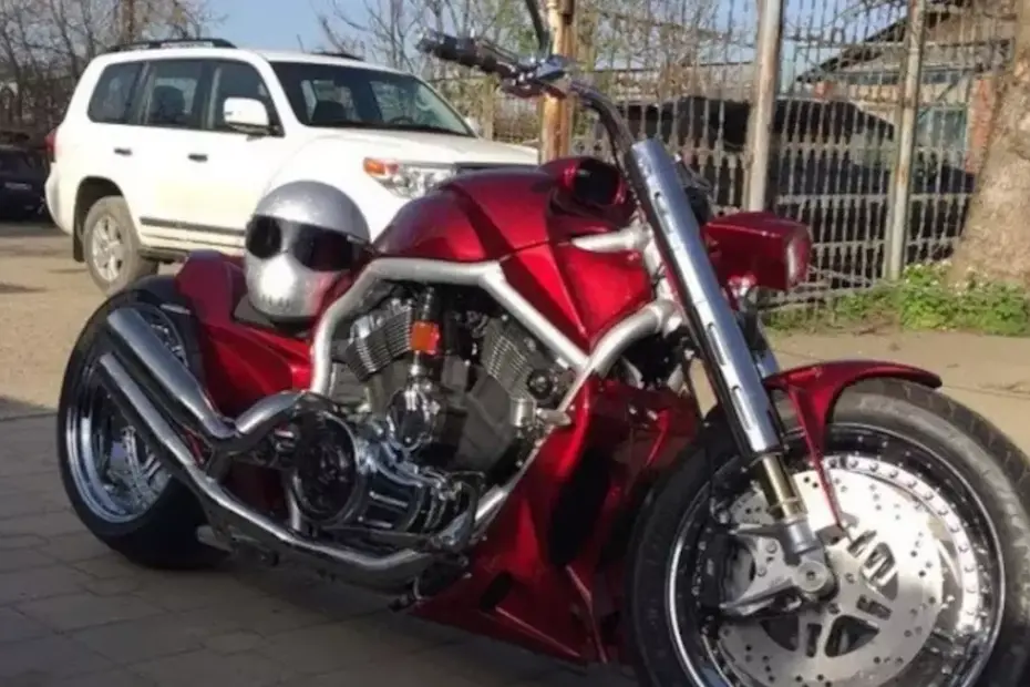 Harley V Rod Night Rod Special ‘Chrome Cherry’ by Gaz Custom