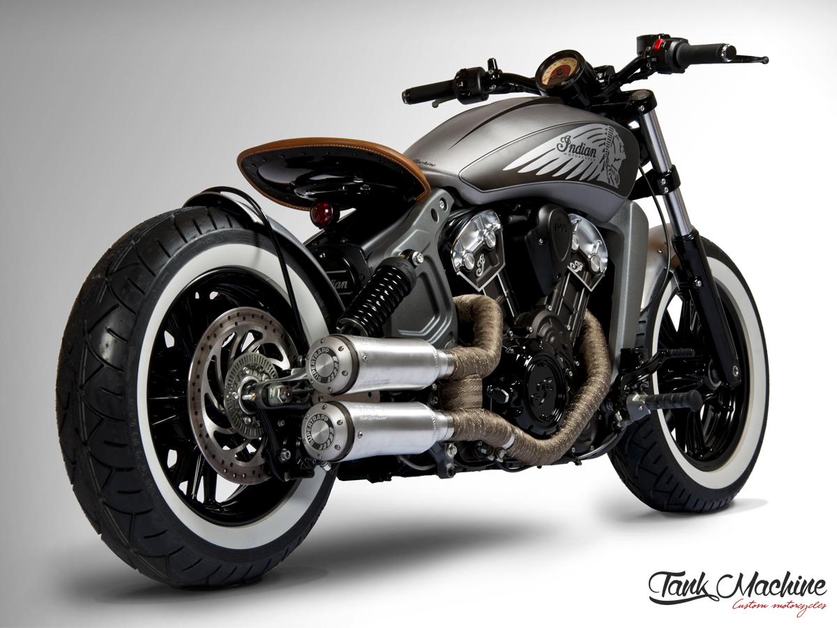 Indian Scout 1200 ‘Super Scout’ by Tank Machine