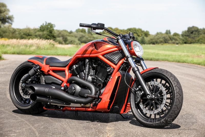 Harley Davidson V Rod ‘Orange’ by Rick’s Motorcycles