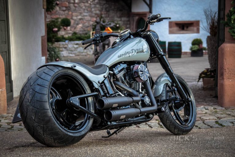 ⛔ OMG! Harley Softail Fat boy Custom by Rick's motorcycles