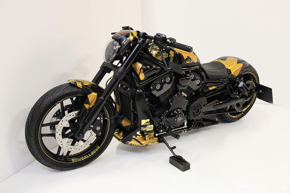 Harley Davidson V Rod ‘Gumball’ by Cult-Werk