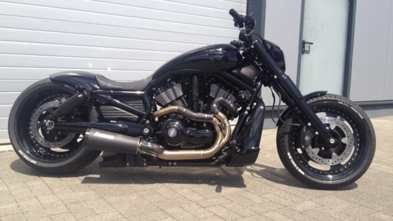 v rod drag bike