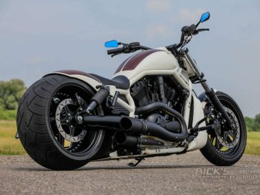 harley-davidson V-Rod muscle beige braun ricks motorcycles