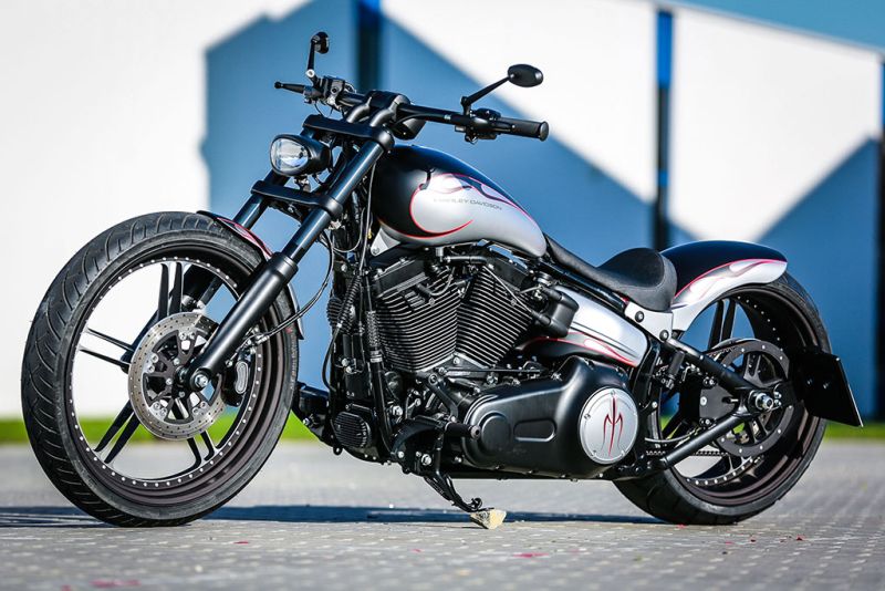 Harley Davidson Softail Breakout “Flames” by Thunderbike