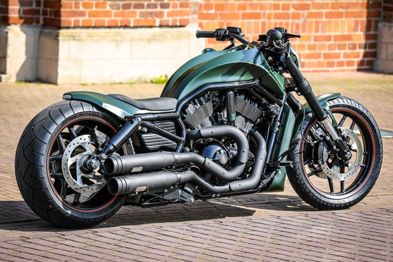 Harley Davidson V Rod “Green Poison” by Thunderbike