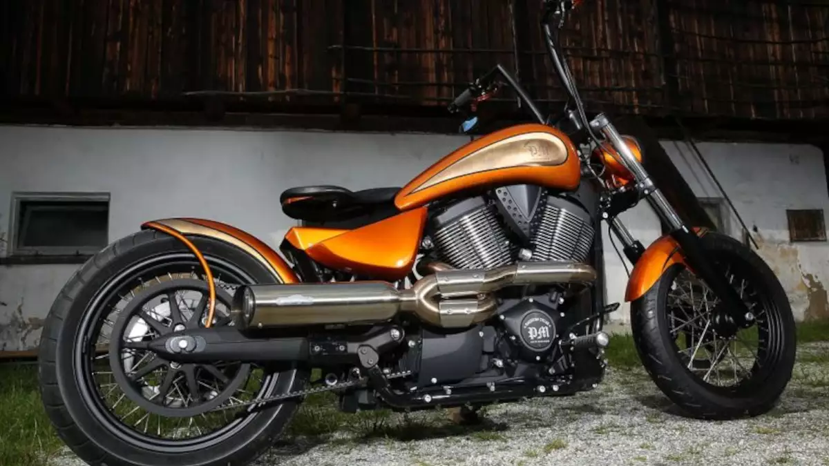 Victory Vegas Bobber ‘Firebirth’ by PM American Cycles