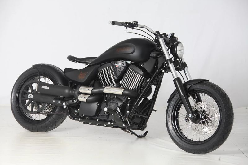 Victory Vegas Bobber ‘Gotthard’ by PM American Cycles