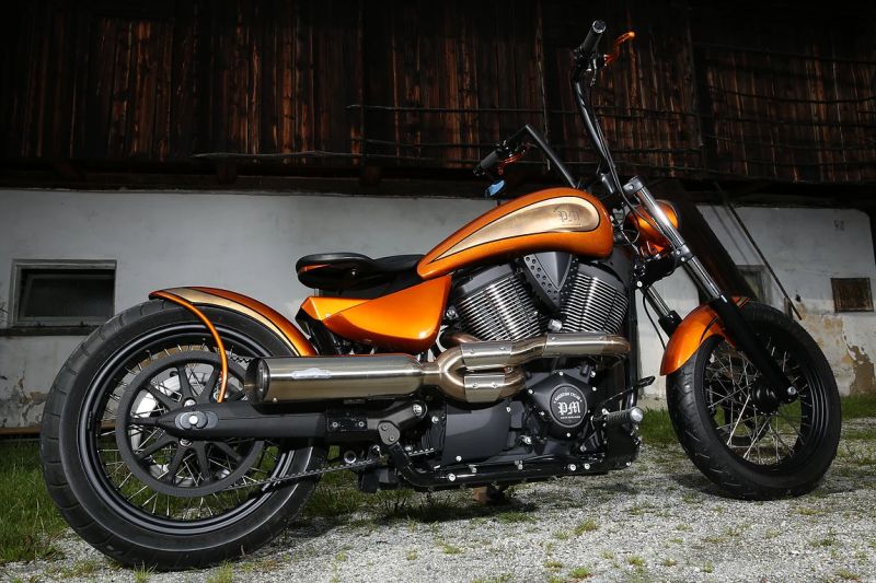 Victory Vegas Bobber ‘Firebirth’ by PM American Cycles