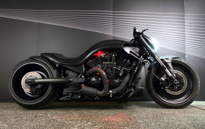 Harley-Davidson V-Rod “Black Widow” by DreaMachines Custom Bikes