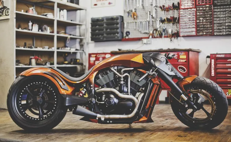 Harley Davidson V Rod v stealth by Dreamachine
