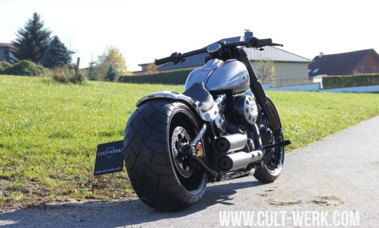 Harley Davidson Breakout Amg By Cult Werk Dark Kustom Custom Bikes