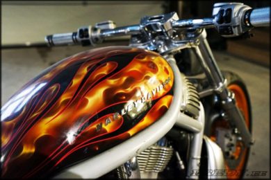 Harley-Davidson V-Rod muscle 'Six' by Fredy motorcycles