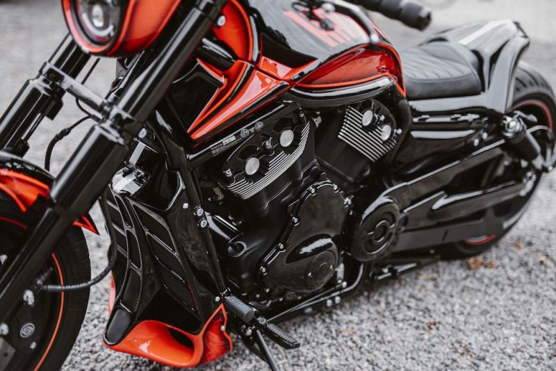 Harley-Davidson Night Rod Red BadBoy by nKiller Custom