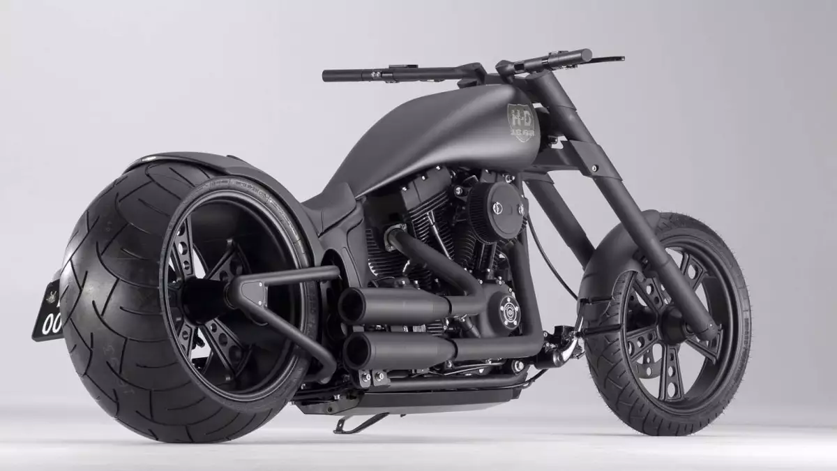 Harley-Davidson Softail 'DENIM PEARL' by Bündnerbike Harley-Davidson Softail 'DENIM PEARL' by Bündnerbike