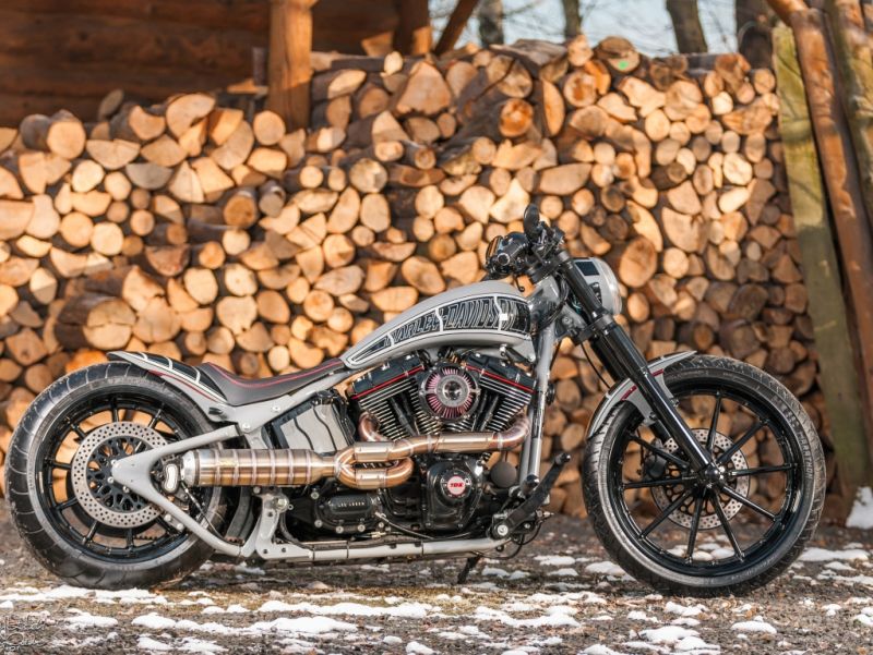 Harley-Davidson Softail Dragster ‘Gray Ground’ by BTChoppers