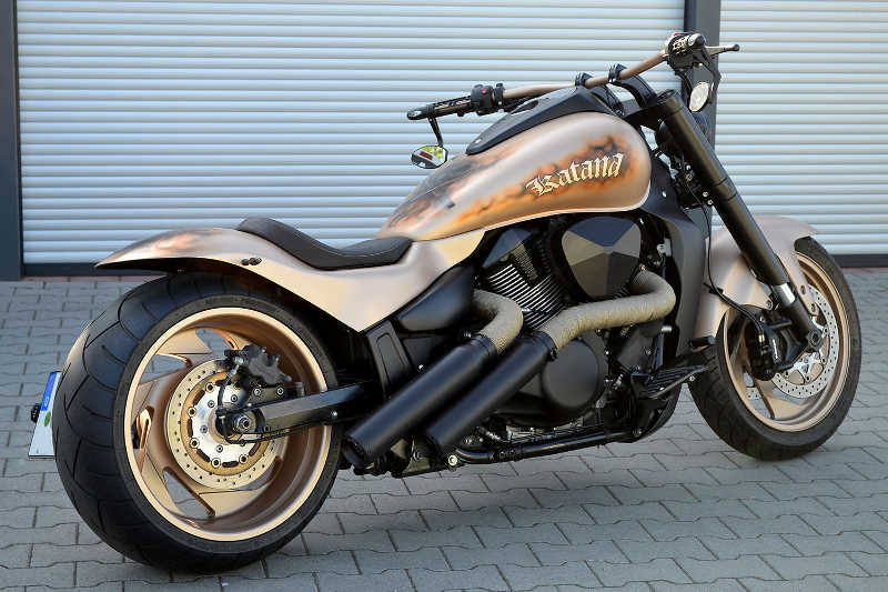 Suzuki Intruder Custom bike “Katana” by Easy