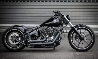 Harley Softail Breakout Cruiser by Rick's Motorcycles - DARK KUSTOM