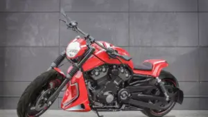 Harley-Davidson V-Rod Custombike ‘Red’ by RB Machine