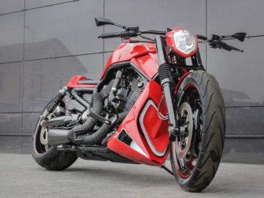 harley-Davidson v-rod muscle red rb machine 9