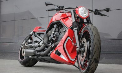 harley-Davidson v-rod muscle red rb machine