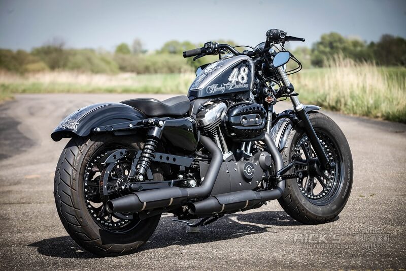 ► Harley-Davidson Sportster “Platinum” by Rick’s Motorcycles