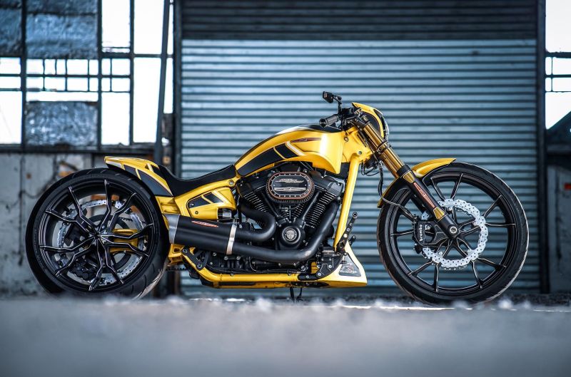 Harley-Davidson Softail Dragster "Silverstone" by Thunderbike