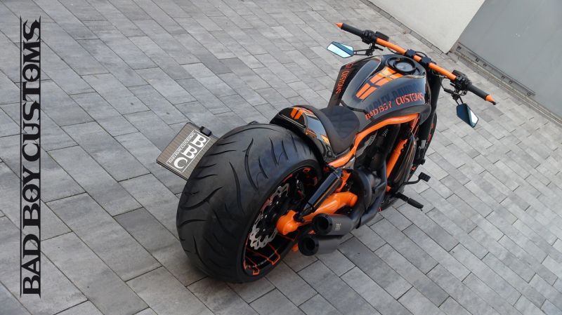 Harley Davidson V-Rod Custom Bike Carbon 5 by Bad Boy Customs