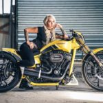 Harley-Davidson Softail Dragster 'Silverstone' by Thunderbike