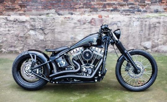 Harley Softail Blackline Custom 'Contrast' by Nine Hills Motorcycles