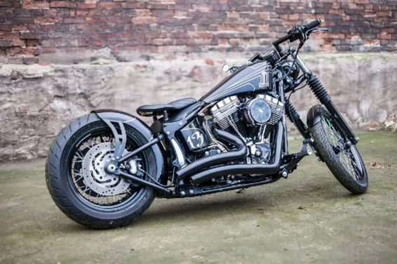 Harley Softail Blackline Custom 'Contrast' by Nine Hills Motorcycles