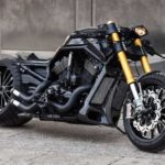 Harley Night Rod Custom preparada por Fiber Bull de españa