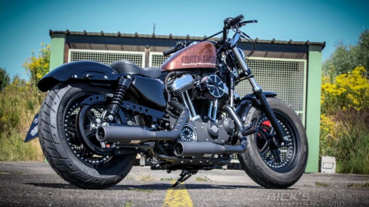 Harley 48 Custom Exhaust | hobbiesxstyle