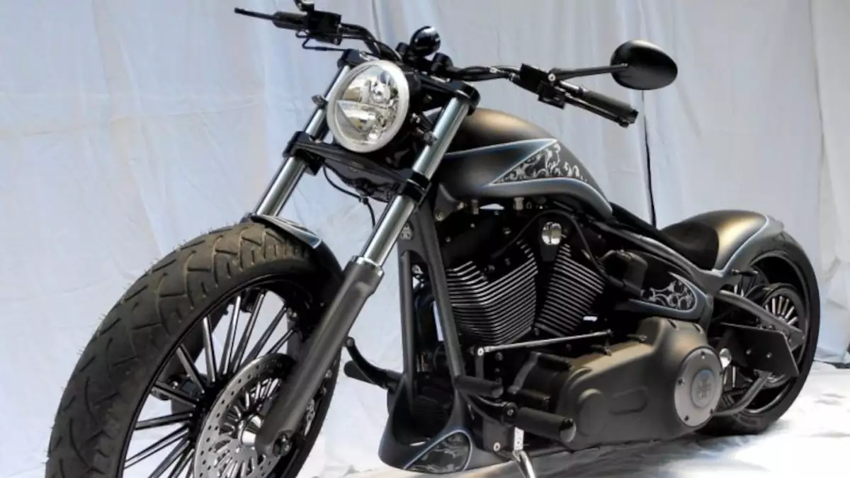Harley-Davidson Softail Custom ‘Graphite’ by BT Choppers