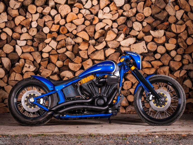 Harley Custom Softail dragster ‘Onninen’ by BT Choppers