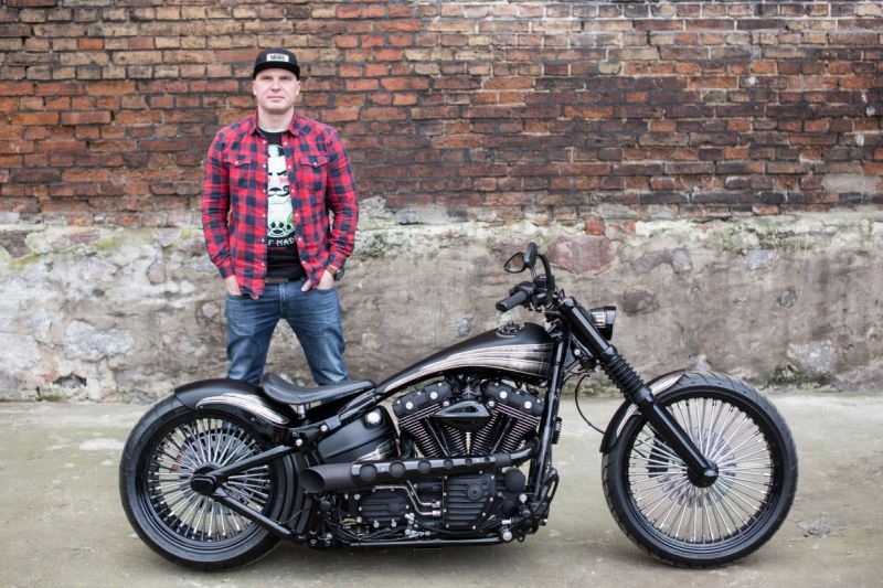 Harley-Davidson Softail Bobber Breakout ‘Sinner’ by Nine Hills Motorcycles