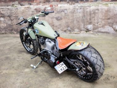 Harley Davidson Bobber FXCW Rocker 'Air Force' by Nine Hills Motorcycles